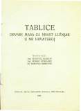 MIHOVIL MARKIĆ; MIRKO ŠPIRANEC; BORIVOJ EMROVIĆ
TABLICE
1961
