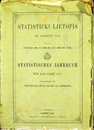 STATISTIČKI LJETOPIS ZA GODINU 1874.
1876