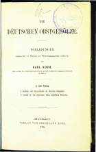 KARL KOCH
DIE DEUTSCHEN OBSTGEHÖLZE
1876
