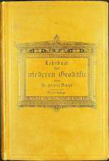 Franz Baur
Lehrbuch der niederen Geodäsie
1886