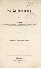 Karl Hayer
Die Forstbenutzung
1863