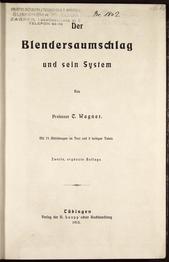 C. Wagner
Der Blendersaumschlag und sein System
1915