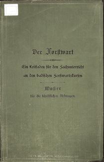 Otto Eberbach
Der Forstwart
1900
