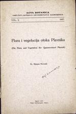 Stjepan Horvatić
Flora i vegetacija otoka Plavnika
1927