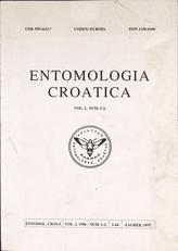 ur. Zdravko Lorković; Paula Durbešić
ENTOMOLOGIA CROATICA
1997