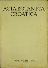 ur. Ljudevit ILIJANIĆ
ACTA BOTANICA CROATICA
1969