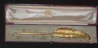 Zlatno pero F. X. Kesterčaneka
1906